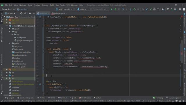 [Hindi] Flutter w Firebase: Phone Auth / OTP Sign In | Lec 2 B смотреть онлайн