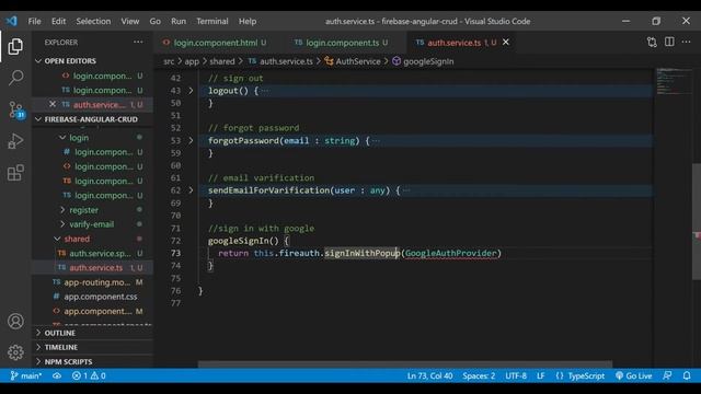 Login with google | Angular tutorial | Firebase | Part IV смотреть онлайн