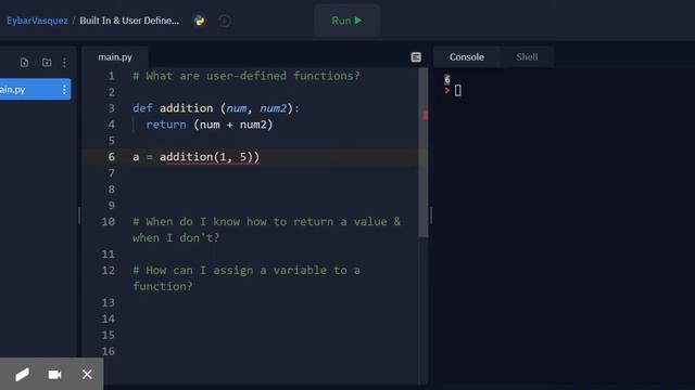 Unit 3 - User Defined Functions - Python смотреть онлайн
