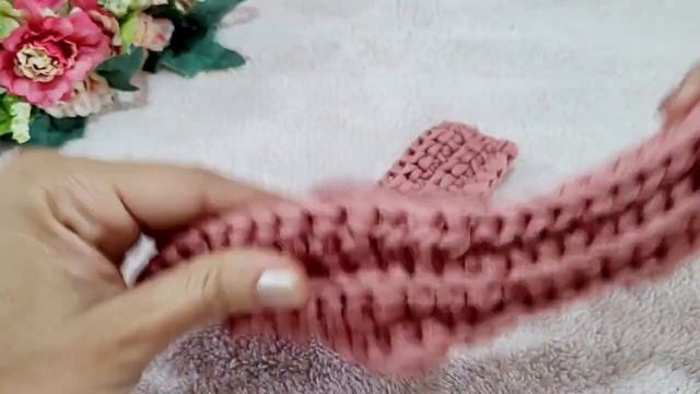 BOLSA CONCHA DE CROCHE EM FIO DE MALHA com DICA para fazer em tamanho MAIOR смотреть онлайн