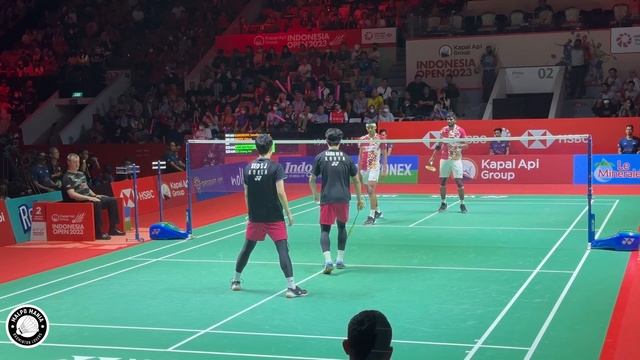 Rankireddy/Shetty Vs Kang/Seo | Indonesia Open 2023 SF - NICE ANGLE CAMERA смотреть онлайн
