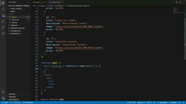 Render a simple list component part - 6 смотреть онлайн