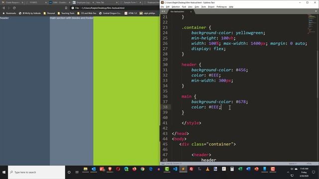 Responsive Webpage Layout with CSS Flexbox and Media Queries смотреть онлайн