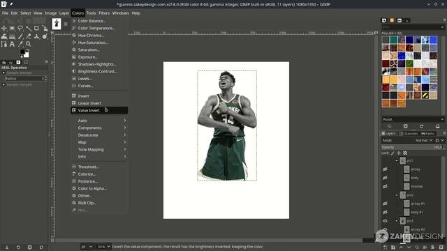 GIMP Tutorial : Sport Poster Design - Giannis Antetokounmpo смотреть онлайн