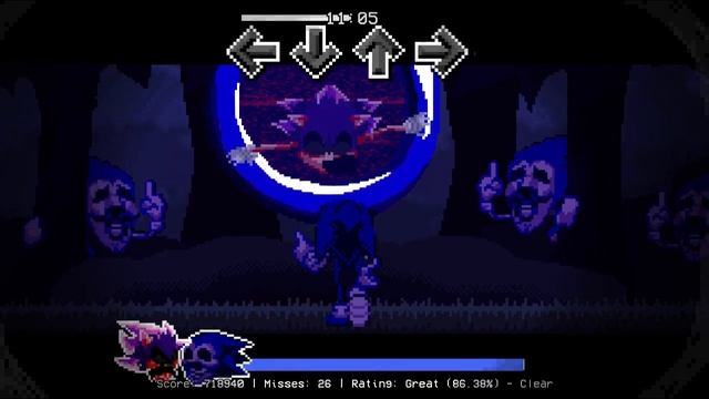 JuegoFriday Night Funkin' VS Sonic.EXE - Way Too Many Troubles | Final Triple Trouble (y sale bien) смотреть онлайн