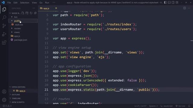 (Node) Refused to apply style because its MIME type 'text html' is not a supported stylesheet (FIX) смотреть онлайн