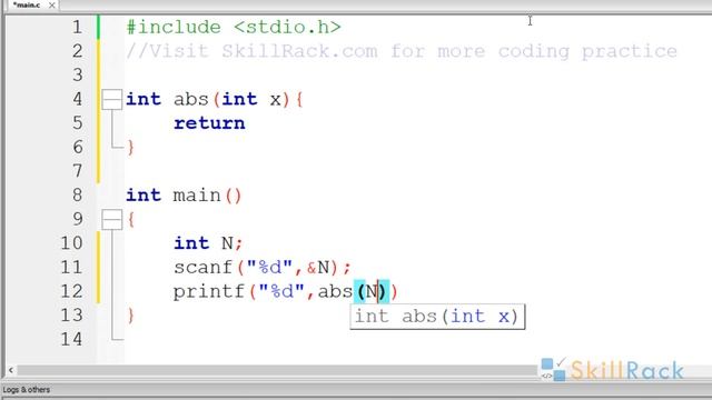 Function - Absolute Value of an Integer смотреть онлайн