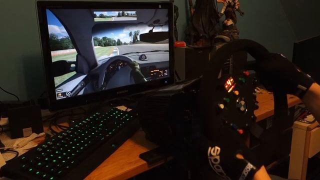 Fanatec Clubsport + BMW GT2 wheel first test смотреть онлайн