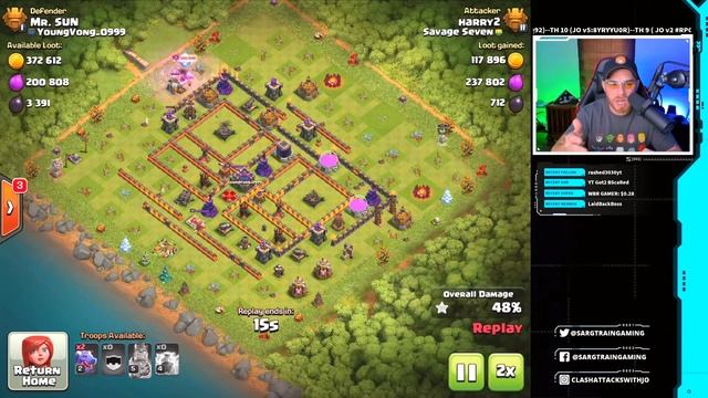 TH 7 LEGEND WORLD RECORD CHALLENGED BY 3 PLAYERS in Clash of Clans | Best TH 7 Trophy Push Army смотреть онлайн