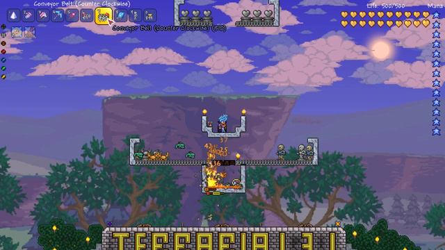 Terraria 1.3.1 Conveyor Belt | Terraria New Items! | PC | PS4 | XBox1 смотреть онлайн