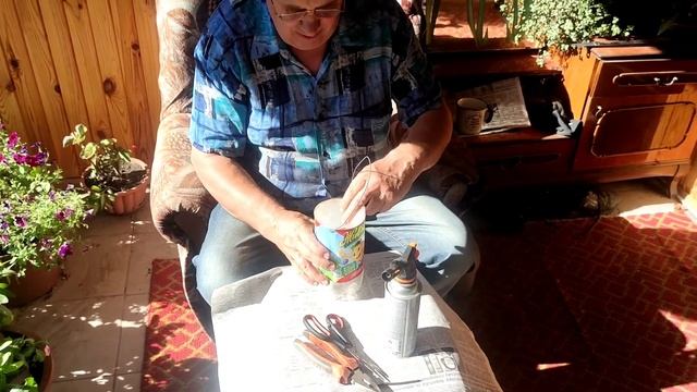 Простая но надежная ловушка для ос и мух. смотреть онлайн