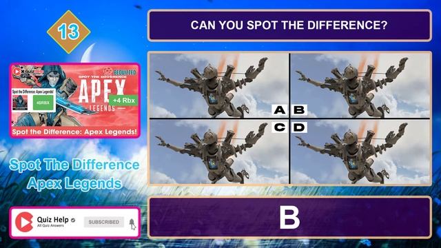 Spot the Difference: Apex Legends Quiz Answers 100% | Earn Free + 4 Rbx | Bequizzed смотреть онлайн