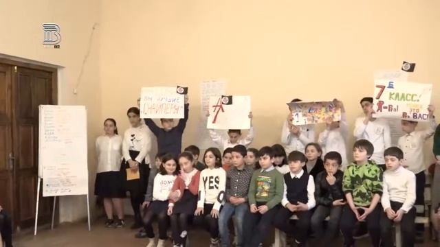 Открытый урок русского языка и литературы прошел в сш №1 г.Гали