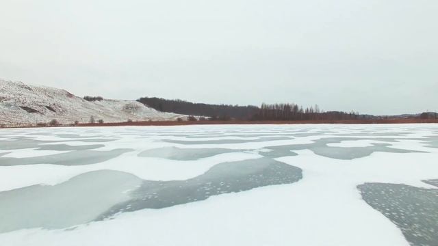 Изборск и его окрестности. Зимние пейзажи ( Aerial video) смотреть онлайн