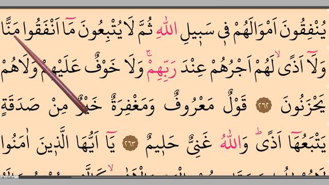 Quran Lessons With Practical Tajweed ☪️ Surah Al-Baqarah,  Verses 261-263 سورۃ البقرۃ  #Lesson59