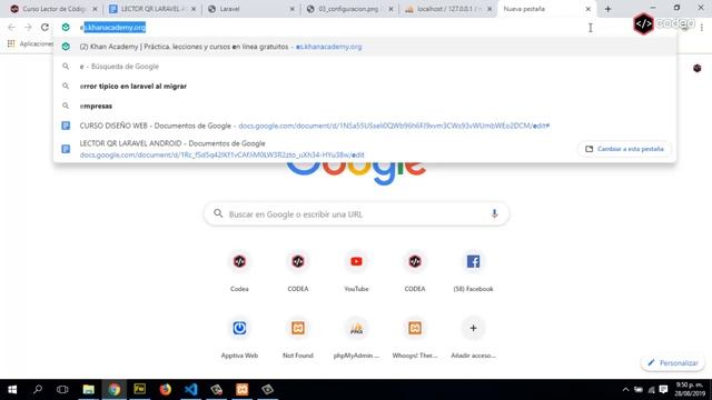 Configuración de Laravel | CURSO LECTOR QR LARAVEL - ANDROID #3 смотреть онлайн