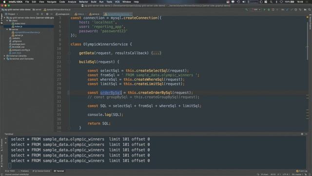 JavaScript Data Grid With Server Side Data - 1,000,000 rows смотреть онлайн
