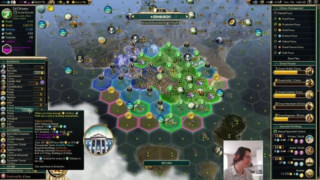 Civ 5 Deity Stream 10 - Celts Piety Attempt: Who Needs Tradition Or Liberty On Deity? Not Us! смотреть онлайн