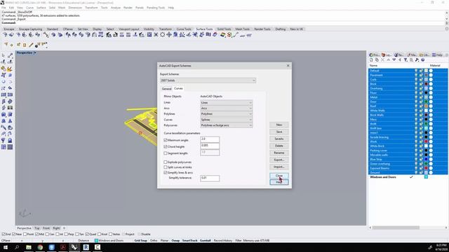 Rhino surface site export to dwg insert into Revit смотреть онлайн