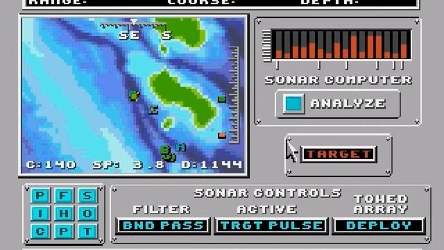 688 Attack Sub (USA, Europe) Sega Genesis INGAME смотреть онлайн
