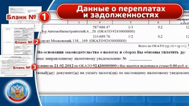 Памятка по прочтению налогового уведомления смотреть онлайн