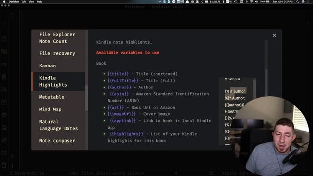 My Obsidian Kindle Notes Workflow