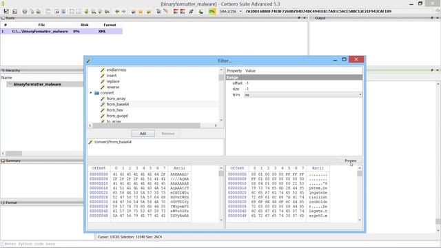 .NET BinaryFormatter Encoded Payload Extraction смотреть онлайн