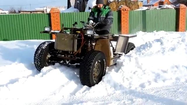Тест-драйв самодельного квадроцикла не из оки смотреть онлайн