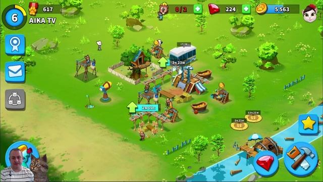 Лагерь Говорящего Тома # 5 Talking Tom Camp Битва на Водных Пистолетах Том и Друзья Игровое Видео смотреть онлайн