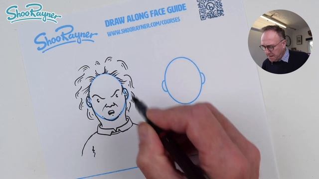 How to Draw a Man's Face - just draw along with me - Maestro смотреть онлайн