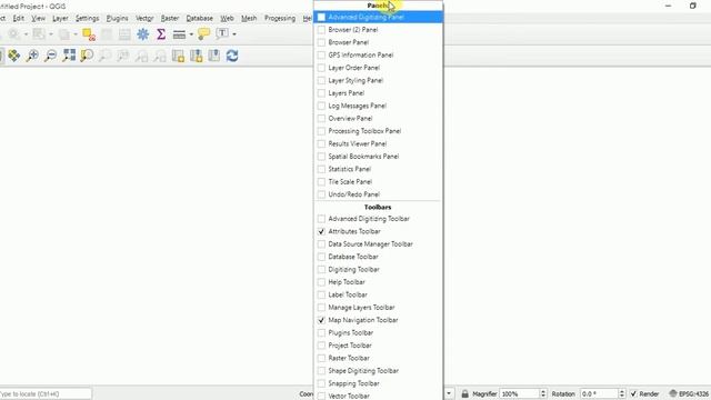 QGIS User Interface Introduction смотреть онлайн