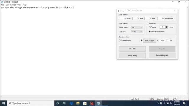 How to use op auto clicker 3.0*Easy* смотреть онлайн
