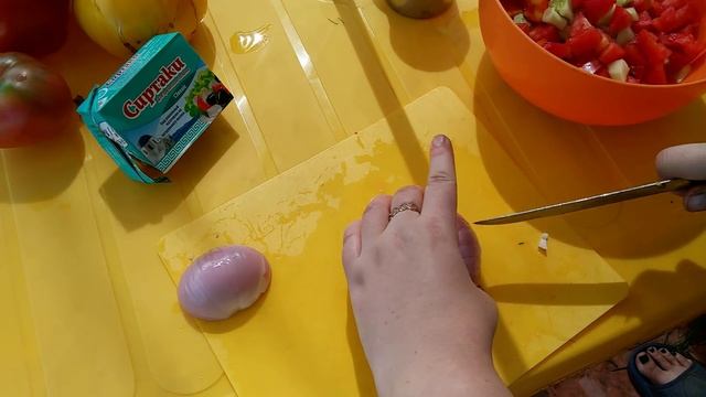 Греческий салат с сиртаки, вкусно и необычно! смотреть онлайн