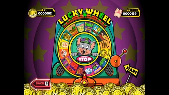 Chuck E. Cheese's Party Games (Wii) Lucky Wheel Music For 5 Minutes смотреть онлайн