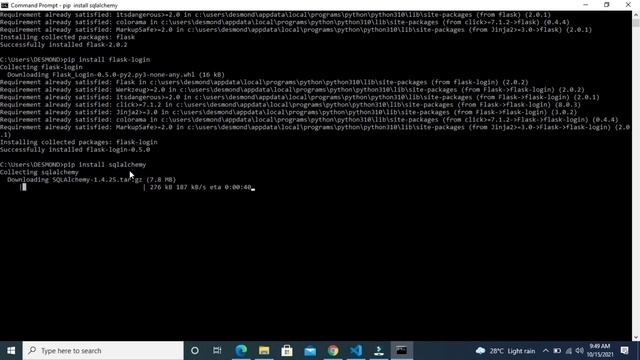 How to install FLASK: Python Web Application Development смотреть онлайн