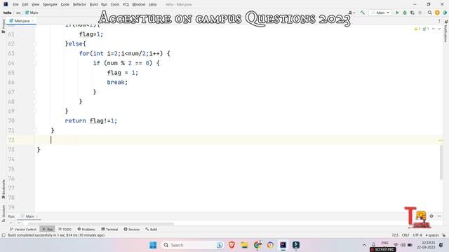 21 Sep Last Slot : Accenture On campus latest coding questions | Accenture Assessment test 2023 смотреть онлайн