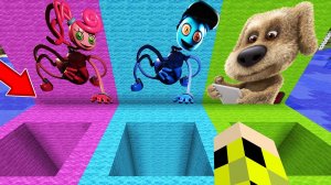 Выбери правильную яму ПАПА ДЛИННЫЕ НОГИ или ГОВОРЯЩИЙ БЕН или МАМА ДЛИННЫЕ НОГИ в МАЙНКРАФТ !