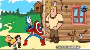 Русский против Человека Америки.