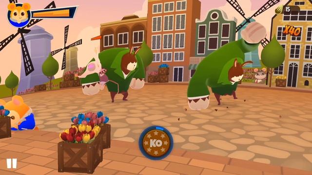 HAMSTERDAM - Gameplay Walkthrough Part 1 - CANAL MINI BOSS (iOS Android) смотреть онлайн