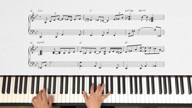 The Shadow Of Your Smile (The Sandpiper OST) - Jazz Standard solo piano arrangement/Ballad/Bossanov смотреть онлайн