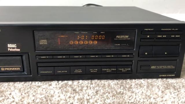 Pioneer PD-M501 6 Compact Disc CD Player Changer смотреть онлайн