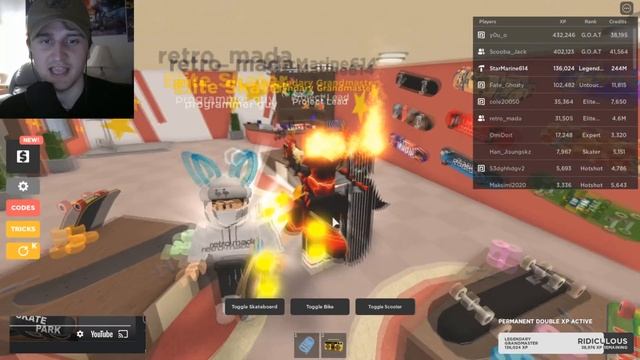 How to get EVERY badge on ROBLOX Skate Park! + CODES! смотреть онлайн