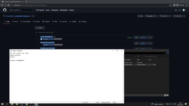 Télécharger les dernières modifications depuis GitHub avec les commandes Git смотреть онлайн