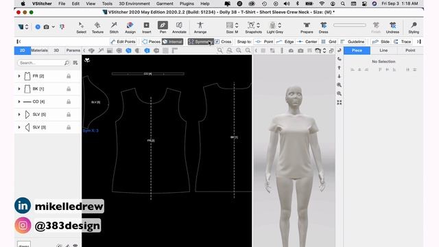 Browzwear 3d Fashion Design Software Beginner Tutorial смотреть онлайн