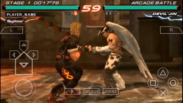 Tekken 6-PSP gameplay (PPSSPP) Android on.gameplay 50fps смотреть онлайн