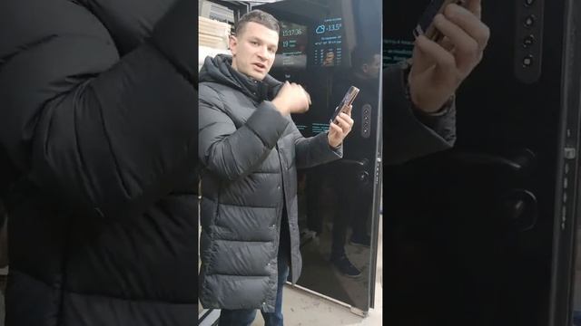 Смарт дверь от фабрики Burkovsky. Smart Door. Wifi, Fingerprint Electric Lock.