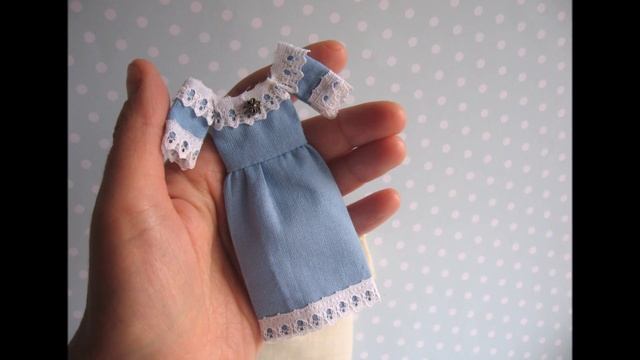 1:12 Doll house miniature Dress Corset. Miniature Handmade scaled Clothes смотреть онлайн