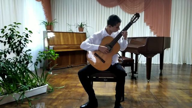 Ейтор Вілла-Лобос. Етюд №1, e-moll. Виконує Клюзко Михайло. смотреть онлайн