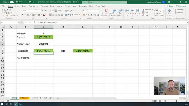 Kā veikt vienādas izmaiņas vairākās Excel darblapās? смотреть онлайн