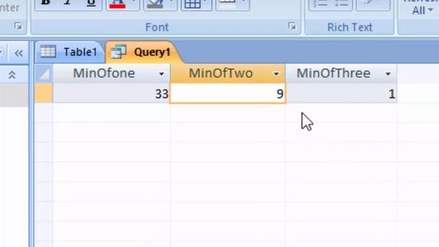 Calculate Minimum and Maximum values in Microsoft Access@COMPUTEREXCELSOLUTION смотреть онлайн
